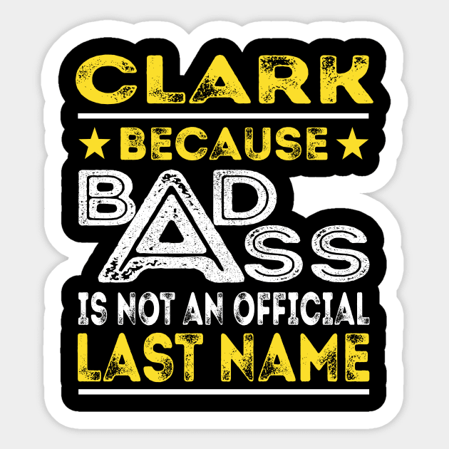 CLARK Sticker by Middy1551